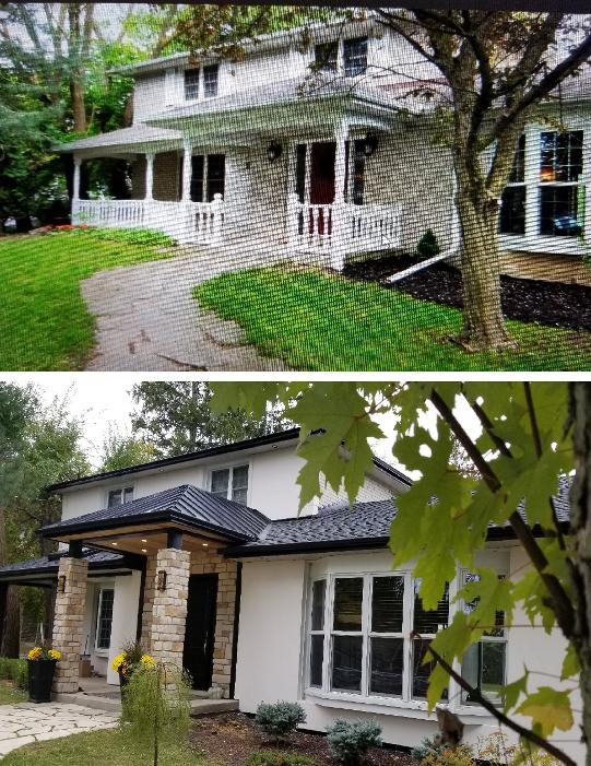 aluminum makeover renovation | soffit - fascia - gutters / eavestrough