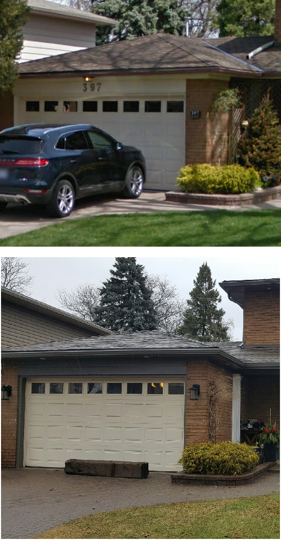 dark grey eavestrough Oakville