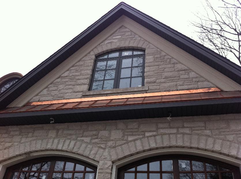 Gable aluminum work project Mississauga