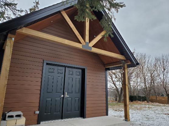 wood texture metal siding Halton Hills