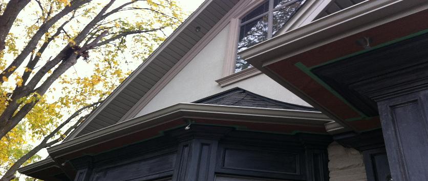 Gutter corner installation Mississauga