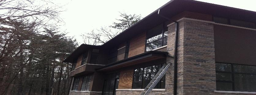 two storey gutter installation Oakville